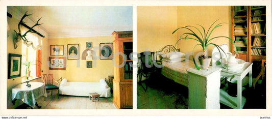 Yasnaya Polyana - Tolstoy museum - guest room - 1985 - Russia USSR - unused - JH Postcards