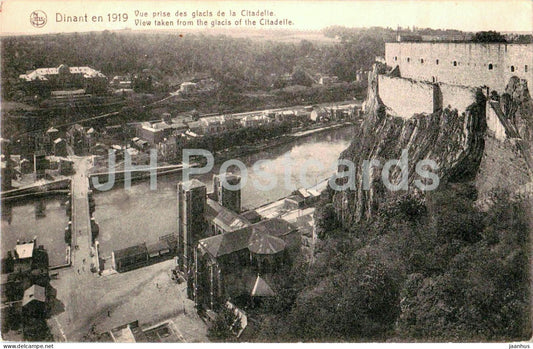 Dinant en 1919 - Vue prise des glacis de la Citadelle - old postcard - 1919 - Belgium - unused - JH Postcards