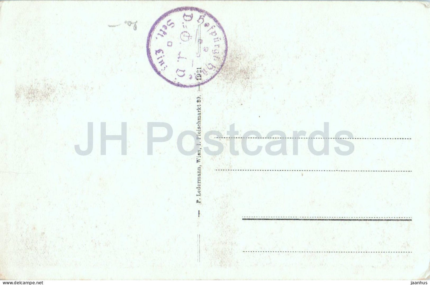 Dachstein 2996 m - Reissgang - montagnes - Alpes - carte postale ancienne - 1921 - Autriche - non utilisée 