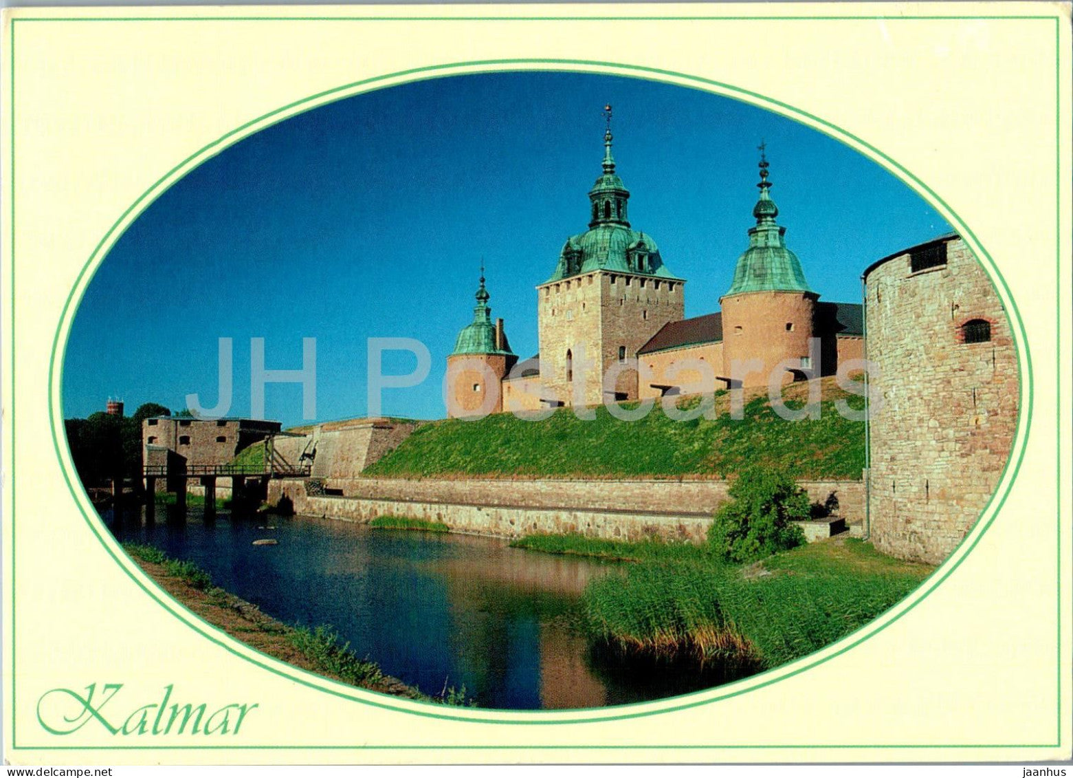 Kalmar Slott - castle - boat - 202 - 2005 - Sweden - unused - JH Postcards
