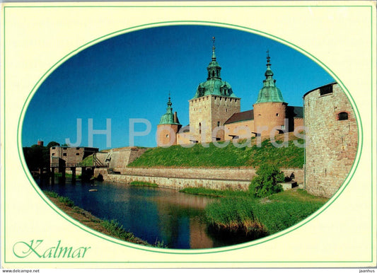 Kalmar Slott - castle - boat - 202 - 2005 - Sweden - unused - JH Postcards