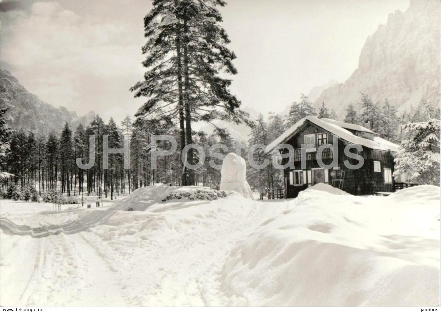 Lago della Creta m.1268 - S. Vigilio di Marebbe - mountains - Alps - old postcard - Italy - unused - JH Postcards