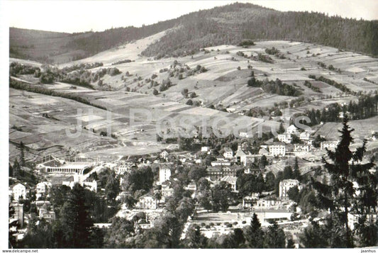 Krynica - Widok ogolny - General view - mountain town panorama - 1968 - Poland - used - JH Postcards
