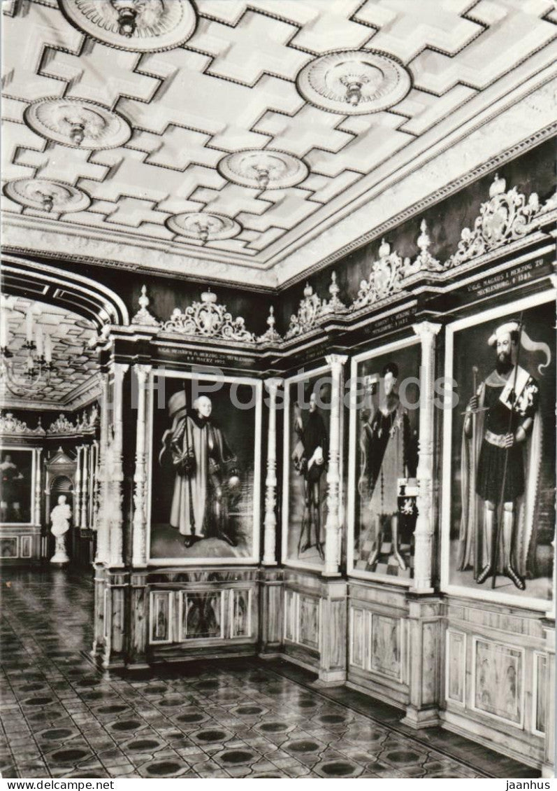 Schwerin - Schloss - Ahnengalerie - castle - 1 - Germany DDR - unused - JH Postcards