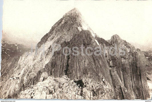 Blick von der Bacherspitze 2649 m auf Weissschrofen 2755 m - old postcard - Austria - unused - JH Postcards
