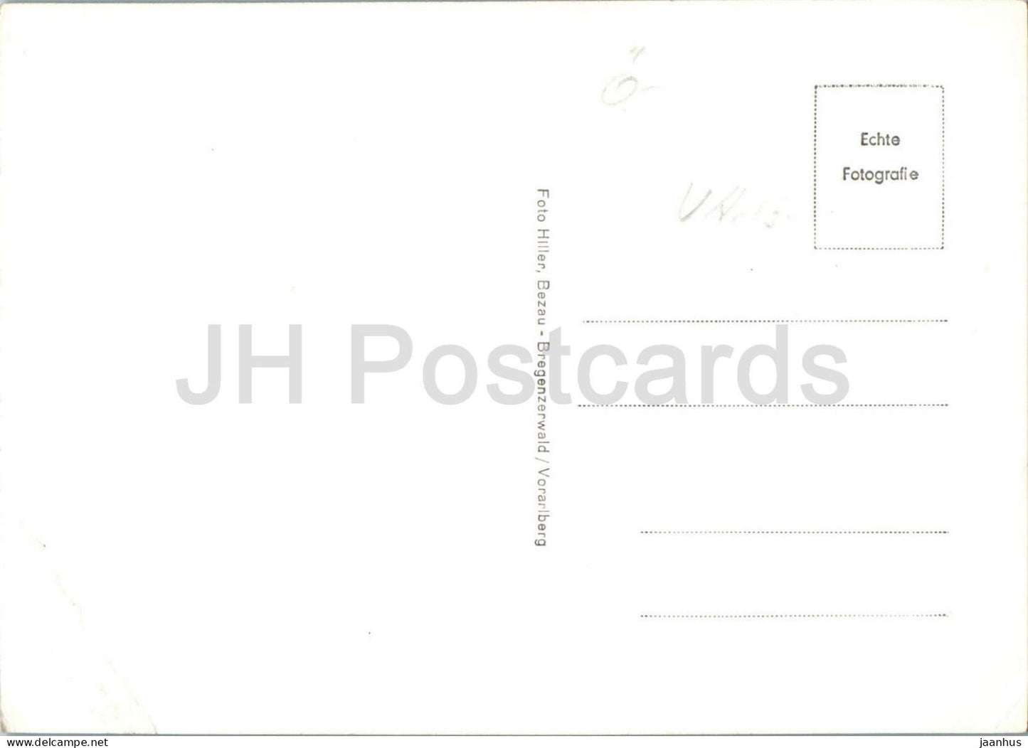 Landhaus - Vorarlberg - Landhaus - Berglandschaft - alte Postkarte - Österreich - unbenutzt