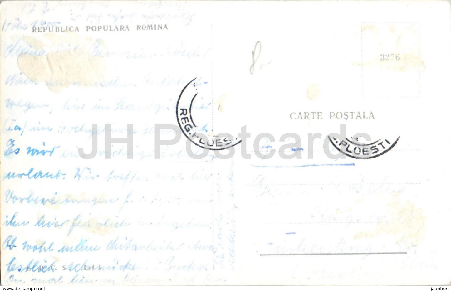 Sinaia - Hotel Cota 1400 - Wanderer Karpaten 3276 - alte Postkarte - Rumänien - gebraucht