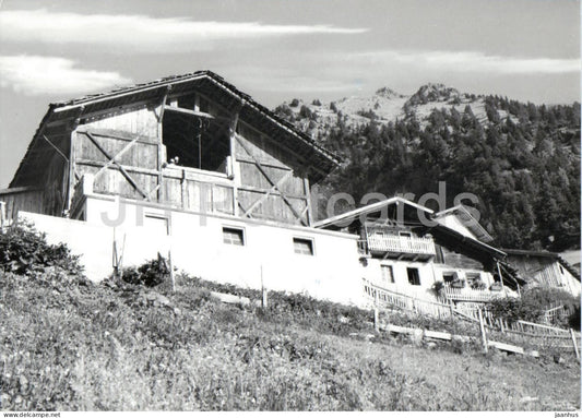 Gasthaus Hochmut - Dorf Tirol bei Meran m.1400 - guesthouse - Dolomites - mountains - Alps - 1968 - Italy - used - JH Postcards