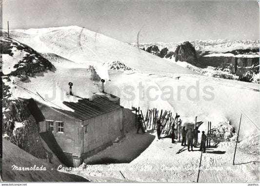 Marmolada - Capanna Punta Rocca - Gruppo della Lungo - Dolomites - mountains - Alps - 14 - 1961 - Italy - used - JH Postcards