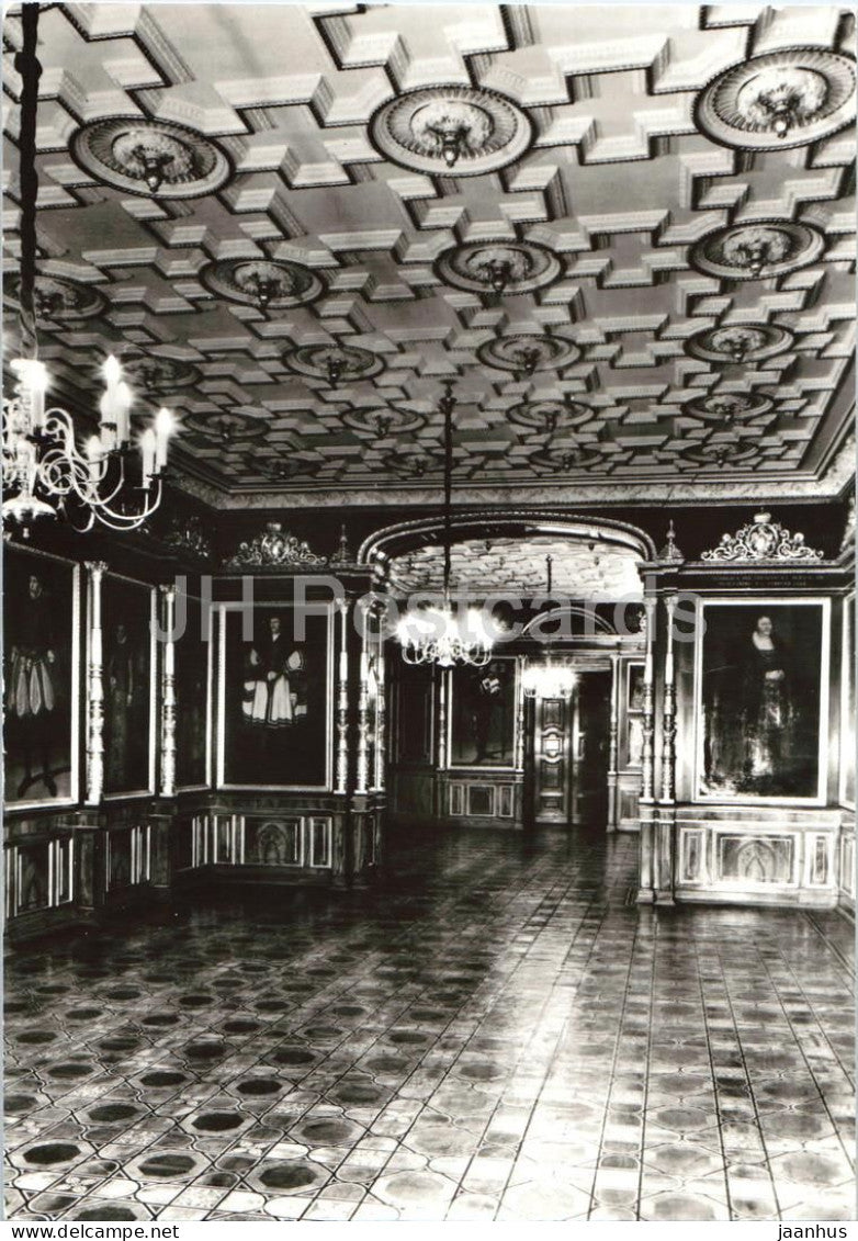 Schwerin - Schloss - Ahnengalerie - castle - Germany DDR - unused - JH Postcards