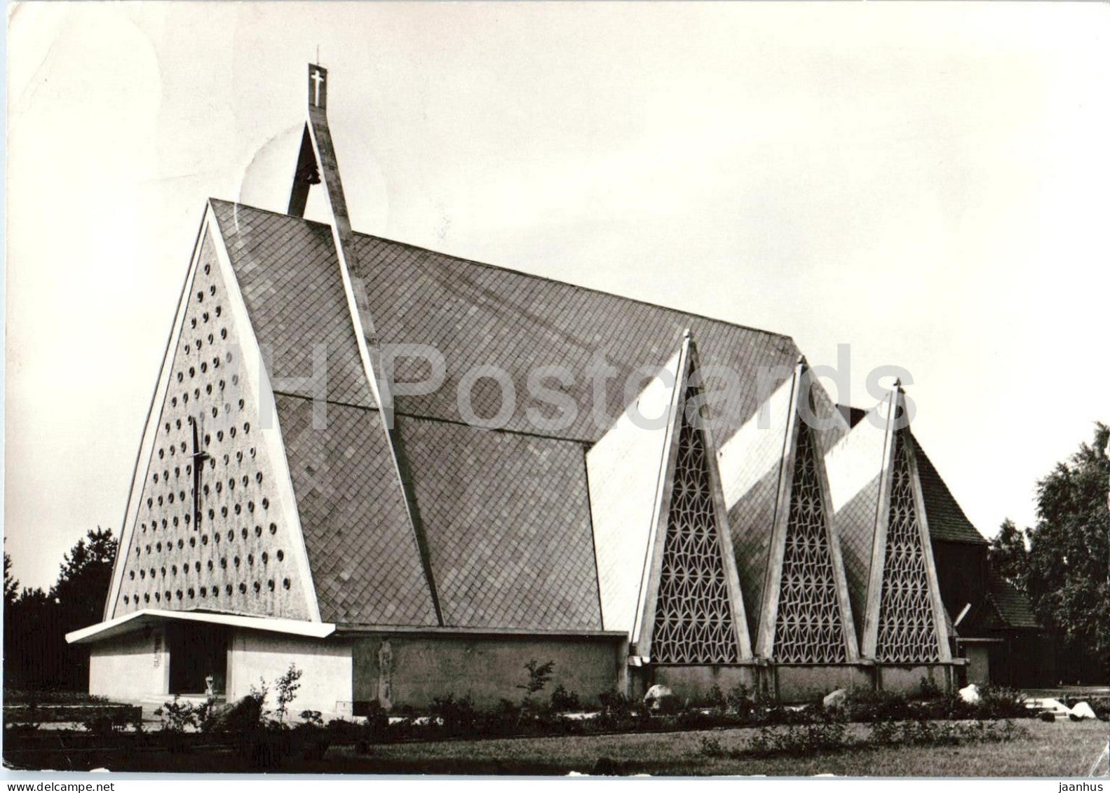 Wladyslawowo - Kosciol zbudowany w 1961 r - Church - 1974 - Poland - used - JH Postcards