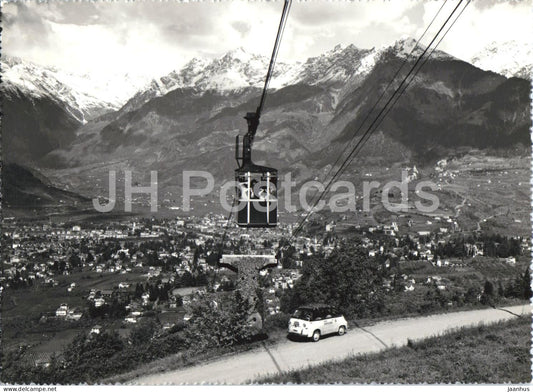 Merano - Funivia di Avelengo m. 1250 - Meran - Seilbahn Hafling - car - cable car Alps - mountains - 1962 - Italy - used - JH Postcards