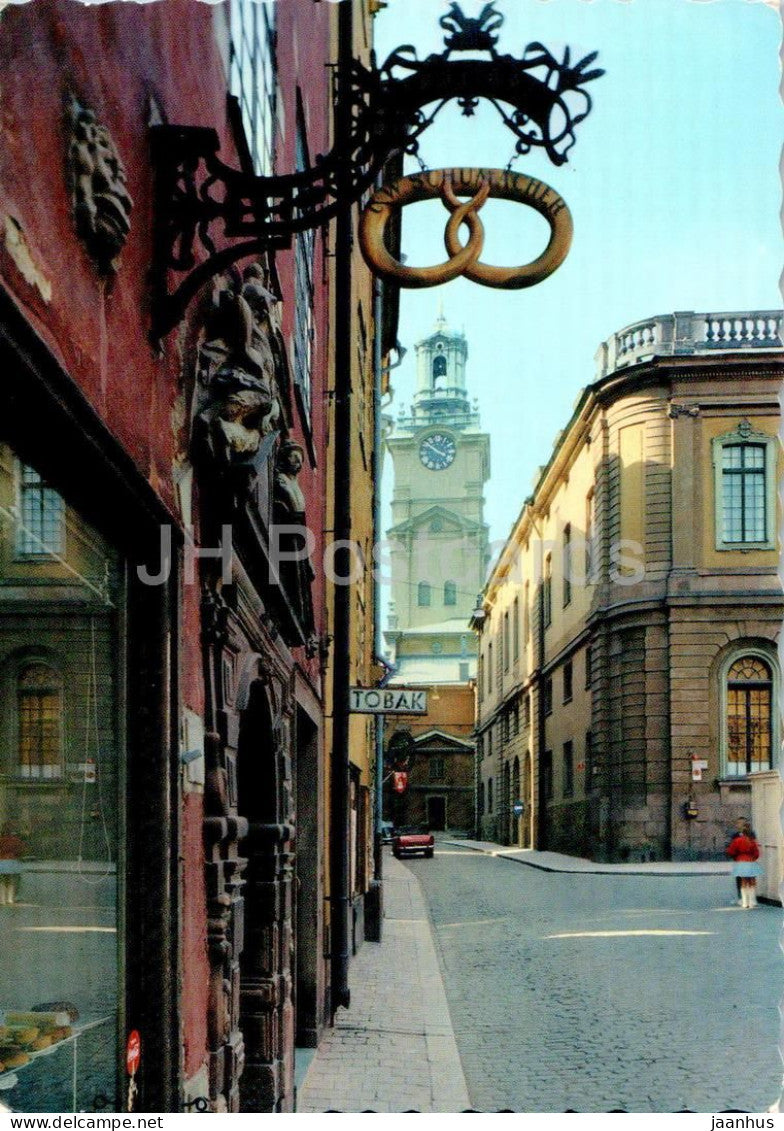 Stockholm - Stortorget - Old Town - Tobak - Tobacco shop - 130/65 - Sweden - unused - JH Postcards