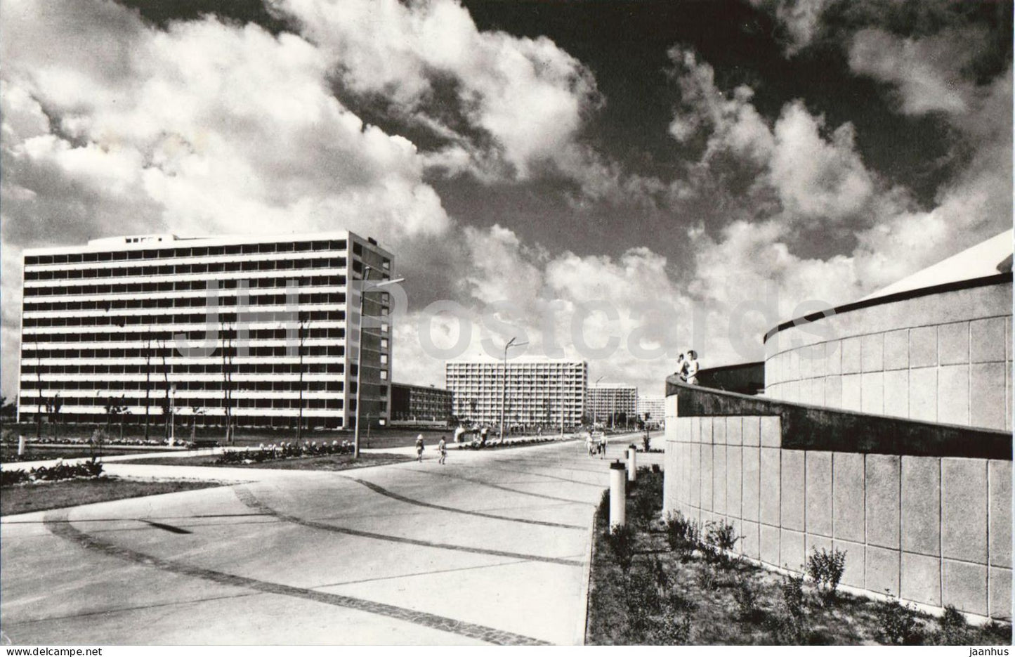 Vedere din Mamaia - seaside resort - hotels - modernist architecture - 5895 - Romania - unused - JH Postcards
