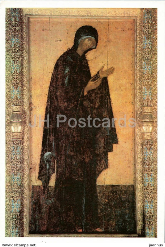 Moscow - Annunciation Cathedral - Mother of God icon - art - 1990 - Russia - USSR - unused - JH Postcards
