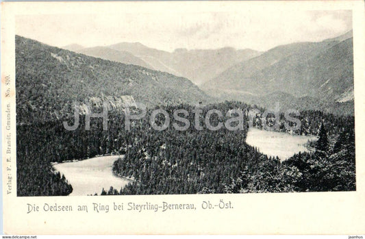 Die Oedseen am Ring bei Steyrling Bernerau - 810 - old postcard - 1921 - Austria - used - JH Postcards