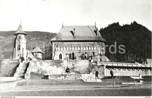 Piatra Neamt - Biserica - The tower and church of Stephen the Great - architecture - 1968 - Romania - used - JH Postcards