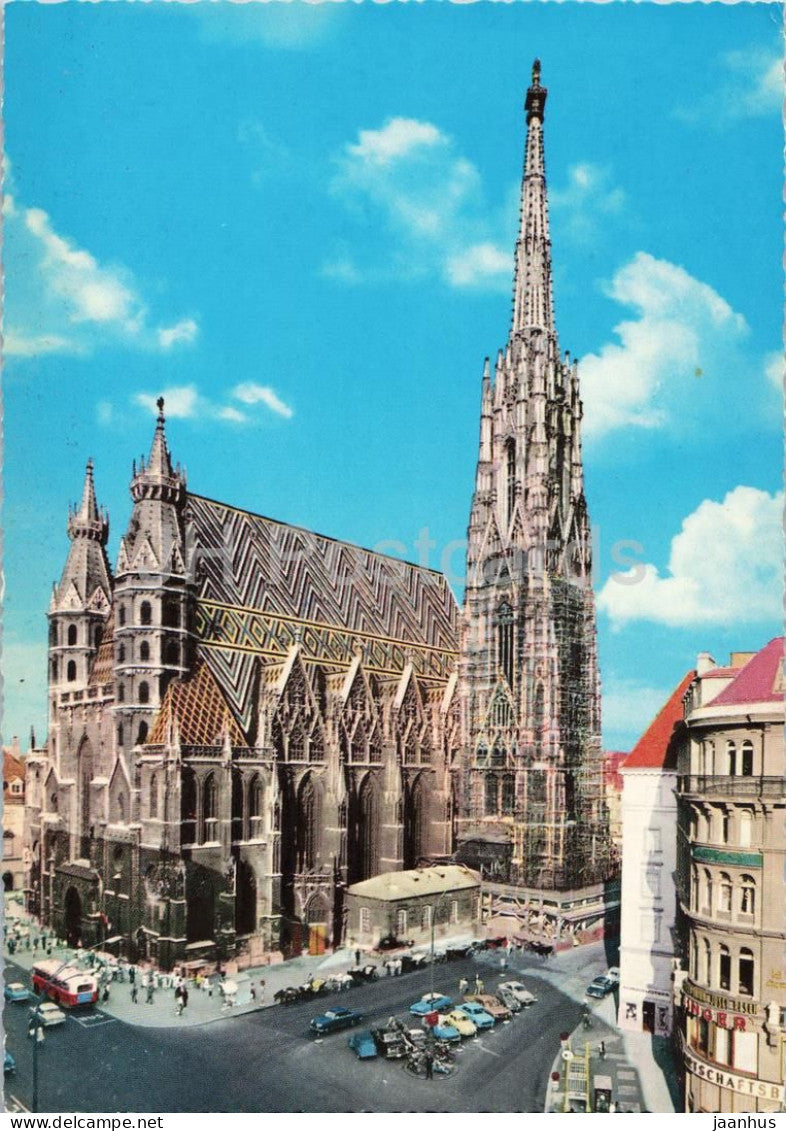 Wien - Vienna - Stephansdom - cathedral - gothic architecture - 1013/11 - 1967 - Austria - used - JH Postcards