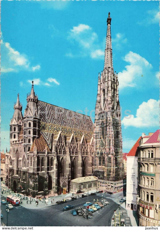 Wien - Vienna - Stephansdom - cathedral - gothic architecture - 1013/11 - 1967 - Austria - used - JH Postcards