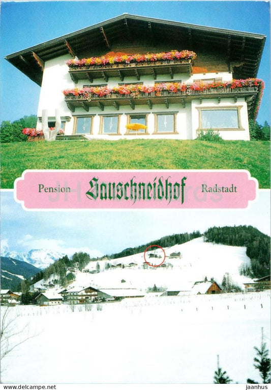 Pension Sauschneidhof - Radstadt - guesthouse - village - 1997 - Austria - used - JH Postcards
