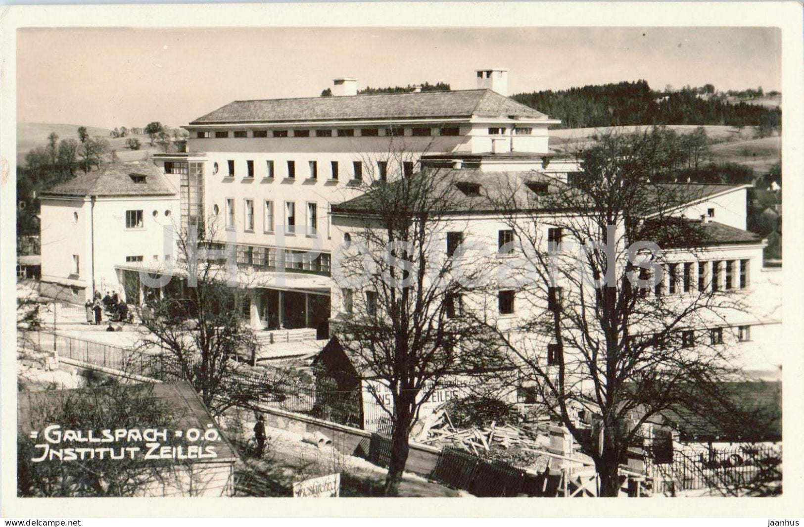 Gallspach - Institut Zeileis - modernist building complex - 82108 - old postcard - 1930 - Austria - used - JH Postcards