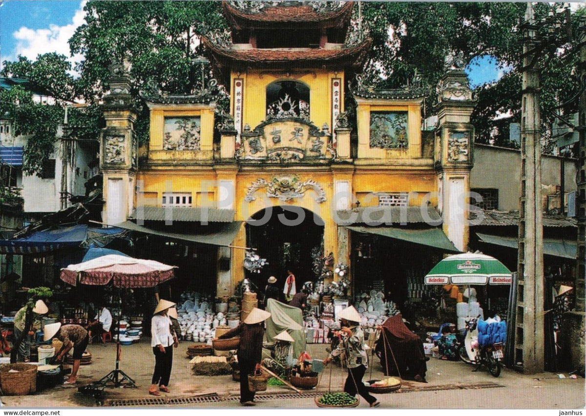 Hanoi - Hang Khoai Street - street market at an old gateway - 1 - 2000s - Vietnam - unused - JH Postcards