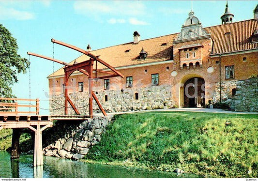 Gripsholms slott - Vindbryggan over vallgraven - The Drawbridge - bridge - castle - 1476 - Sweden - unused - JH Postcards