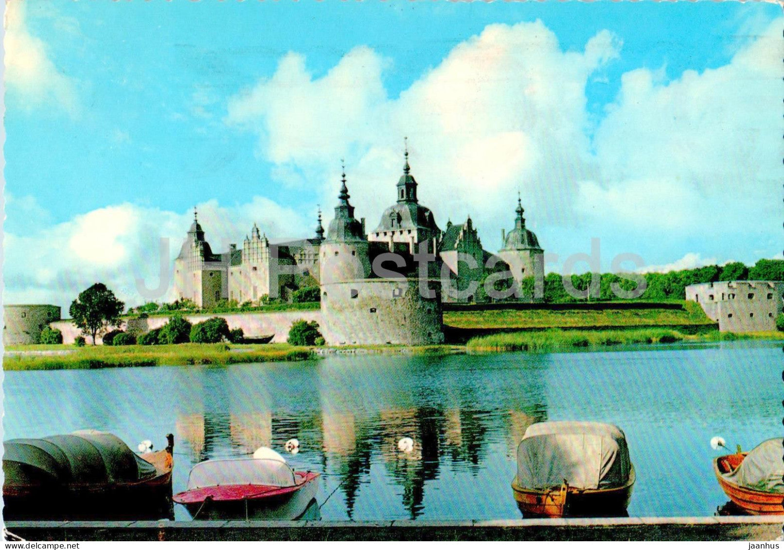 Kalmar Slottet - castle - boat - 1972 - Sweden - used - JH Postcards