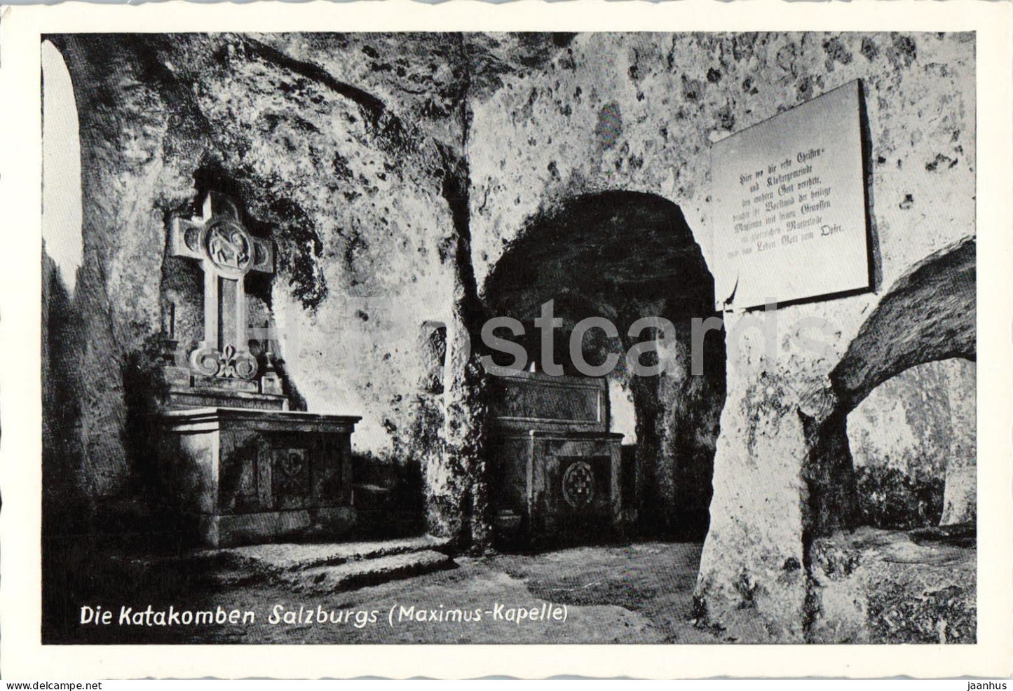 Die Festspielstadt Salzburg - Die Katakomben - The festival city of Salzburg - 238 - old postcard - Austria - unused - JH Postcards