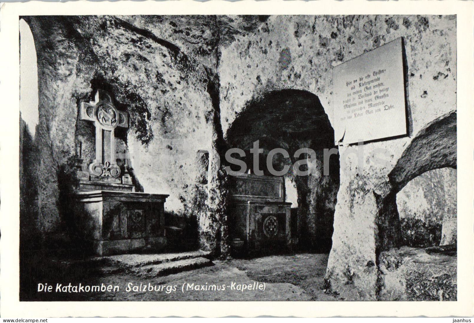 Die Festspielstadt Salzburg - Die Katakomben - The festival city of Salzburg - 238 - old postcard - Austria - unused - JH Postcards
