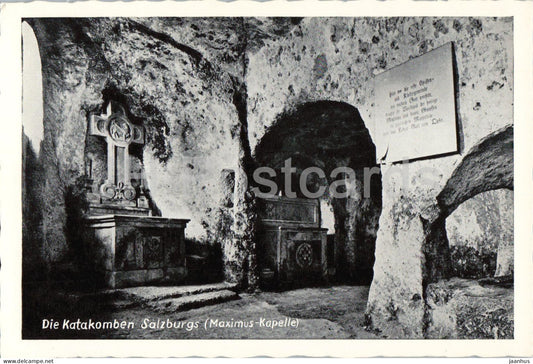 Die Festspielstadt Salzburg - Die Katakomben - The festival city of Salzburg - 238 - old postcard - Austria - unused - JH Postcards