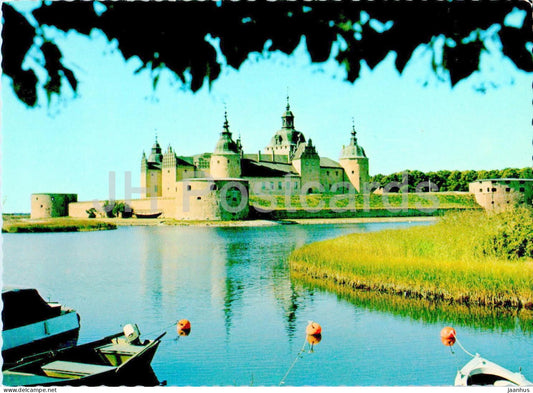 Kalmar Slott - castle - boat - 3241 - Sweden - unused - JH Postcards