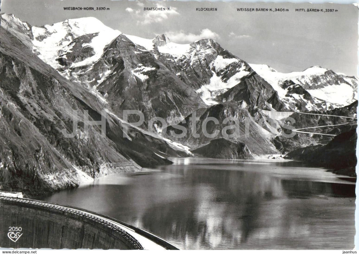 Kaprun Salzburg - Europas grosste Kraftwerksanlage - power plant complex - dam -  2050 - 1965 - Austria - used - JH Postcards