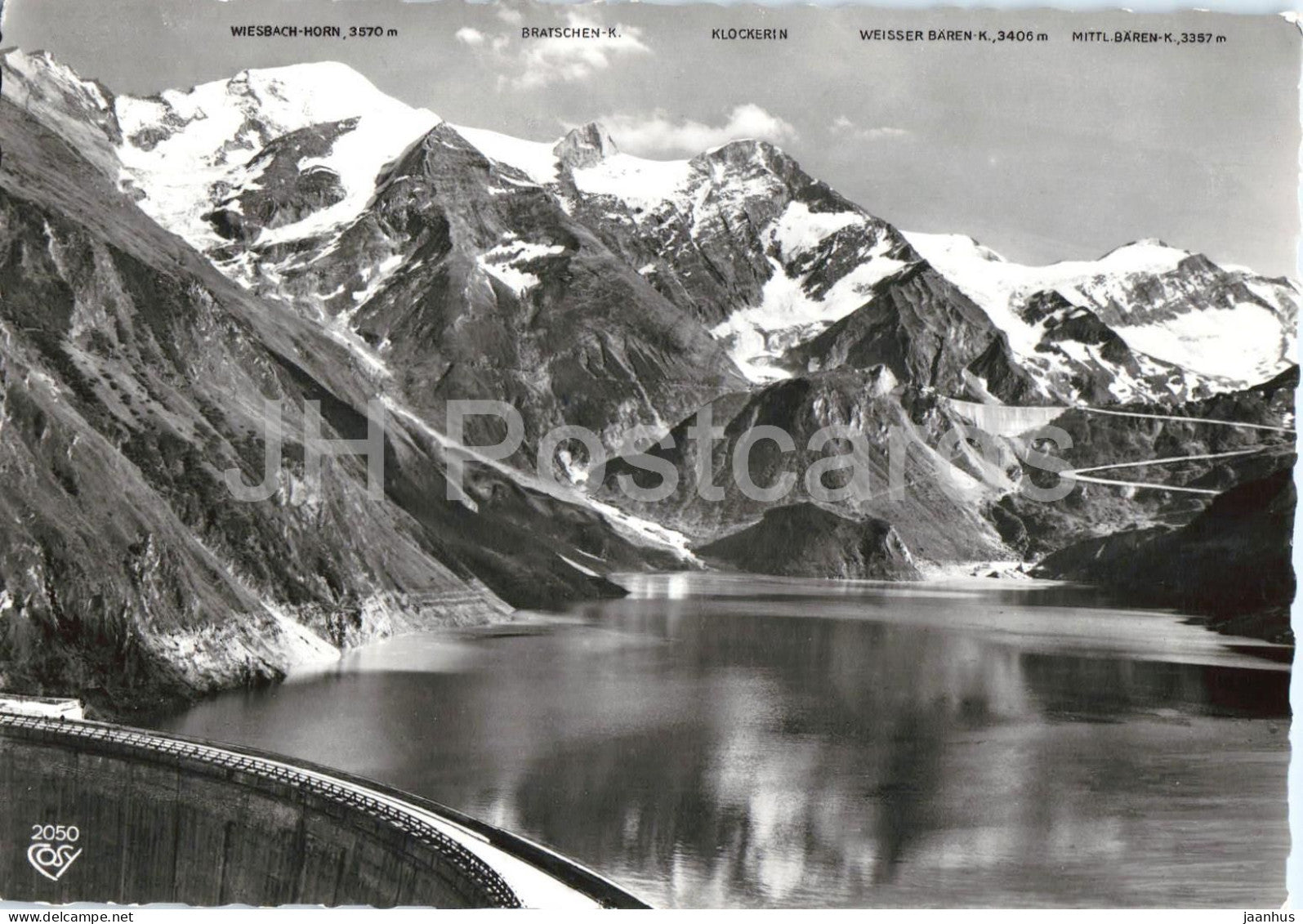 Kaprun Salzburg - Europas grosste Kraftwerksanlage - power plant complex - dam -  2050 - 1965 - Austria - used - JH Postcards