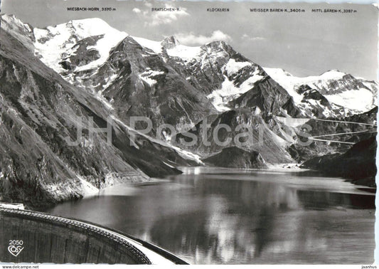 Kaprun Salzburg - Europas grosste Kraftwerksanlage - power plant complex - dam -  2050 - 1965 - Austria - used - JH Postcards