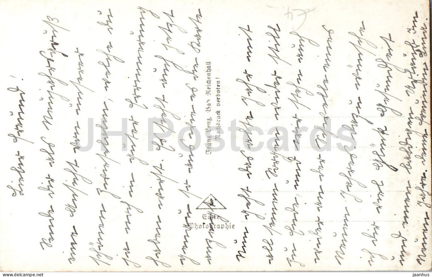 Gollinger Hutte mit Tennengebirge - refuge alpin - 1306 - carte postale ancienne - Autriche - utilisé 