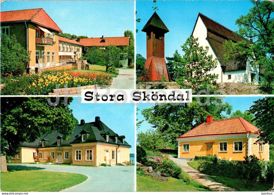 Stora Skondal - multiview - 106-2 - Sweden - unused - JH Postcards