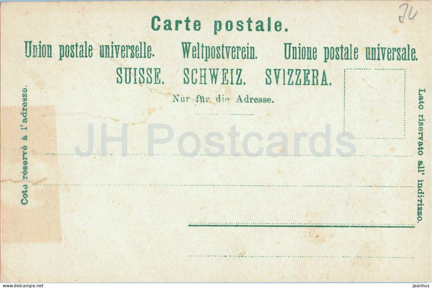 Souvenir de Delemont - Rue de la Boucherie - L'Hôpital - La porte de Porrentruy - LITHO - Années 1900 - Suisse - inutilisé 