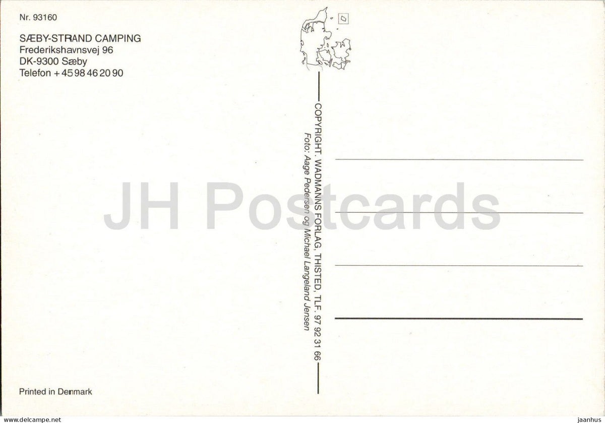Saeby - Strand Camping - beach and holiday cabins - car - 93160 - 1990s - Denmark - unused