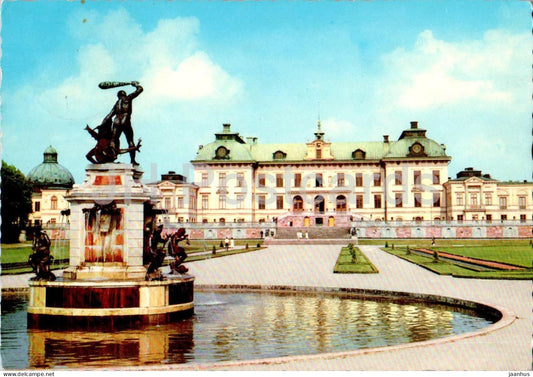 Drottningholms Slott - castle - 608/52 - 1976 - Sweden - used - JH Postcards