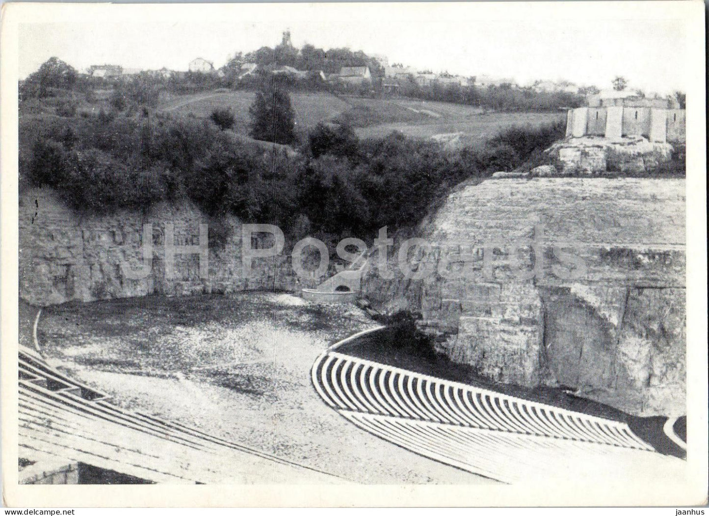 Annaberg OS. mit Selbstschutzdenkmal - Self-defense memorial - Schlesien - Silesia - old postcard - Poland - unused - JH Postcards