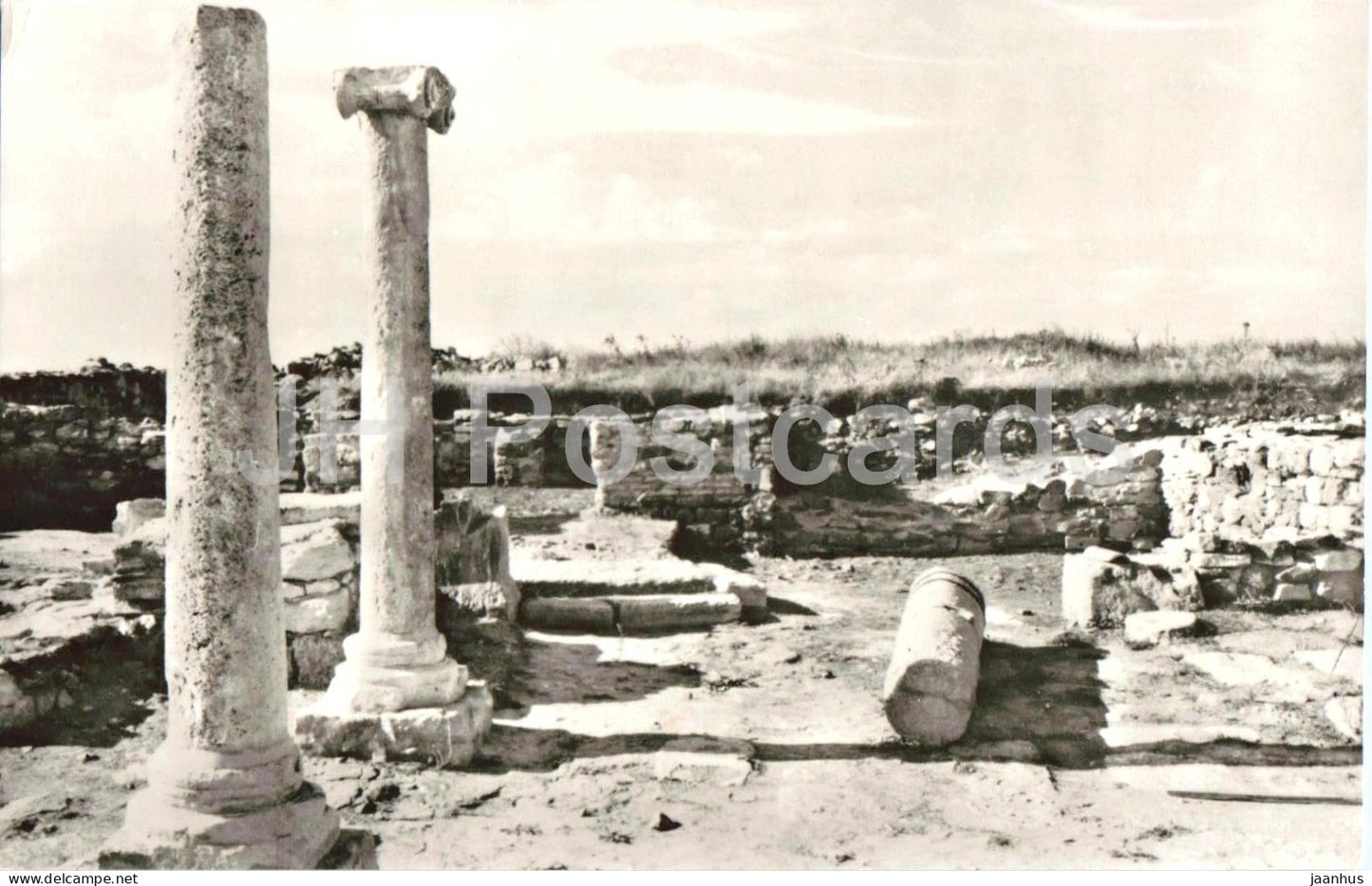 Ruinele cetatii Histria - Ruins of Histria Fortress - ancient world - archaeology old postcard - 7861 - Romania - unused - JH Postcards