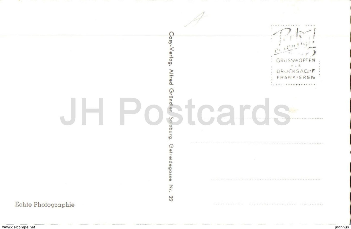 Grossgmain bei Salzburg - doppelgesichtige Madonna - 22 - religious sculpture - old postcard - Austria - unused
