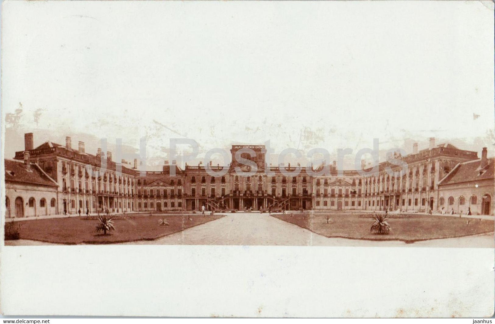 Esterhazy Palace - Fertod - old postcard - photo - 1911 - Hungary - used - JH Postcards