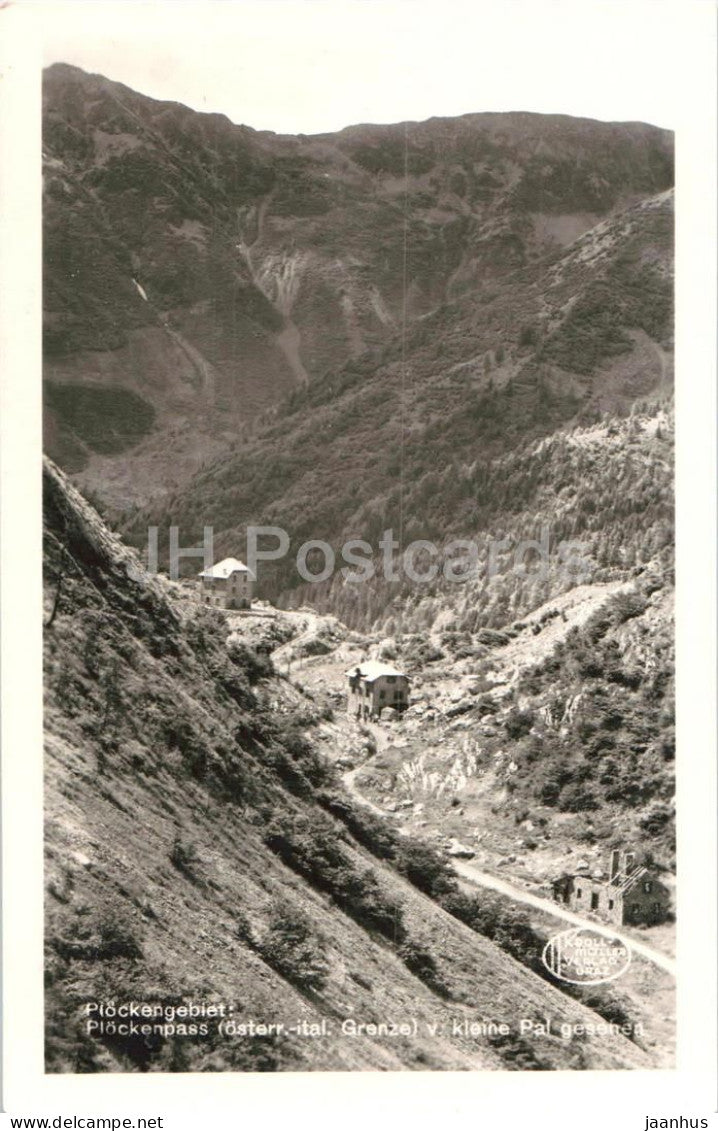 Plockengebiet - Plockenpass v. kleine Pal gesehen - No. 797/172 - old postcard - 1931 - Austria - used - JH Postcards