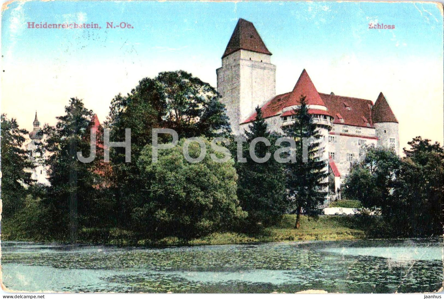 Heidenreichstein Schloss - castle - old postcard - Austria - used - JH Postcards