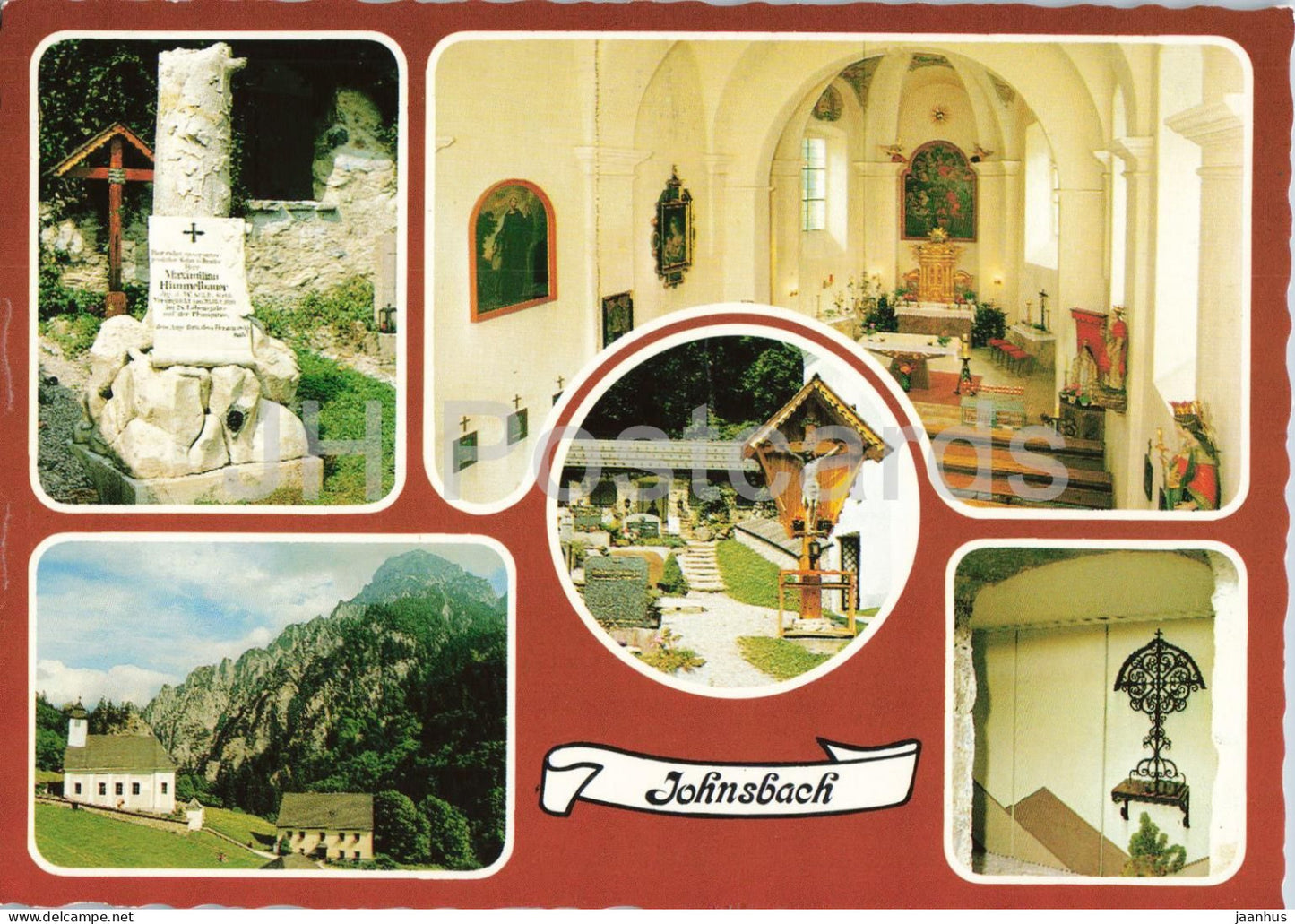 Johnsbach - village - church - multiview - multiview - Austria - unused - JH Postcards