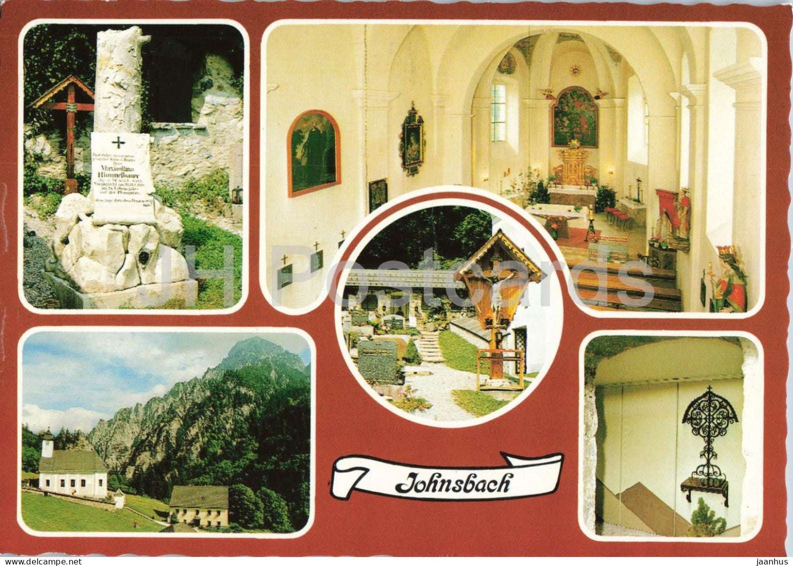 Johnsbach - village - church - multiview - multiview - Austria - unused - JH Postcards