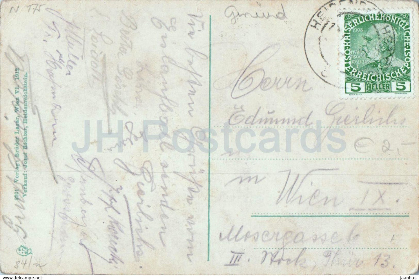 Heidenreichstein Schloss - château - carte postale ancienne - Autriche - d'occasion 