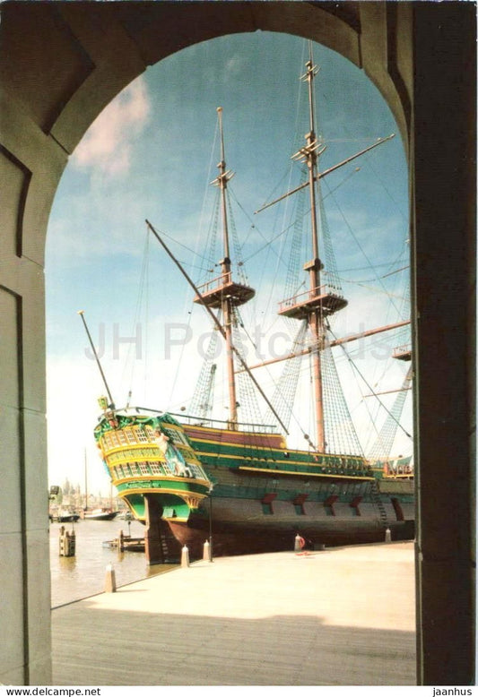 VOC - schip Amsterdam - VOC ship Amsterdam - sailing ship - Scheepvaartmuseum - 2015 - Netherlands - used - JH Postcards